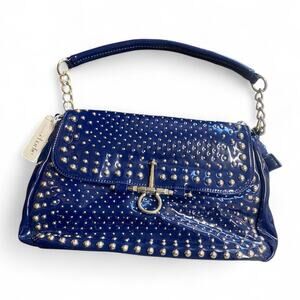 Blue shoulder bag